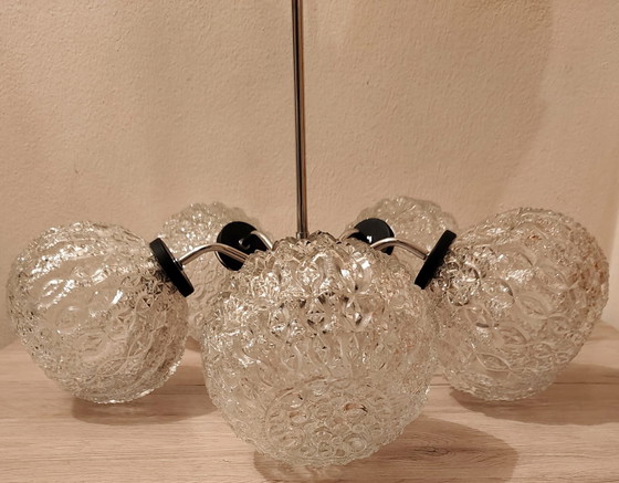 Image 1 of Lámpara de araña de 5 luces, años 70