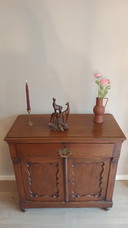 Armario de pedestal Biedermeier antiguo y auténtico | 1875