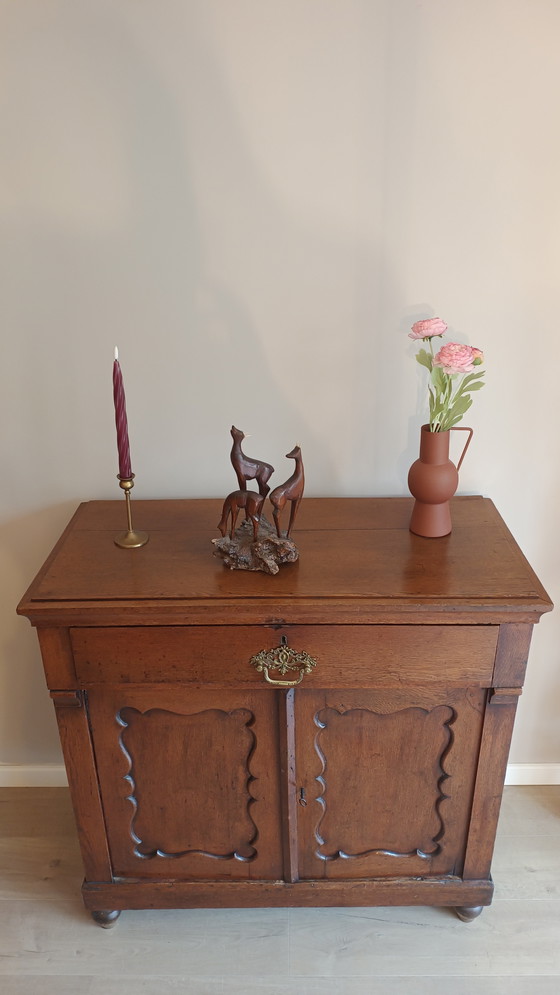 Image 1 of Antieke en authentieke Biedermeier penantkast | 1875