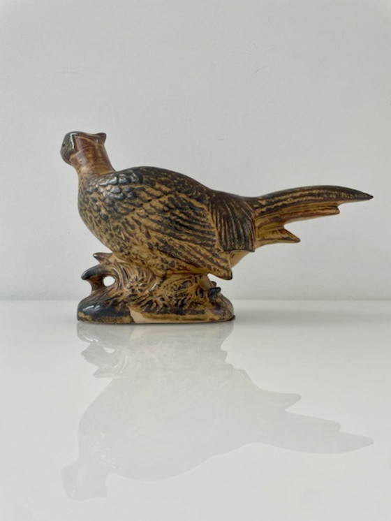 Image 1 of Pot de fleurs vintage figuratif en forme de faisan