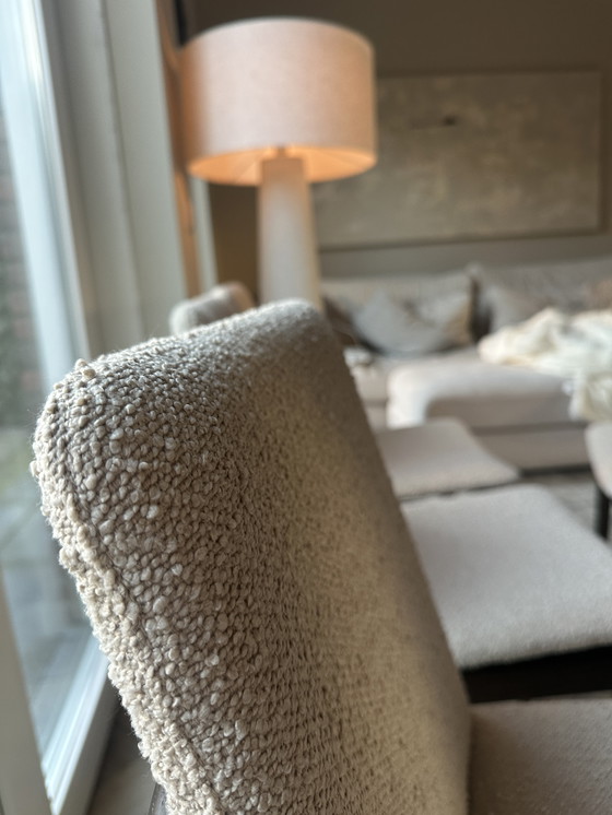 Image 1 of 5x Goossens Stoelen Bouclé Stof