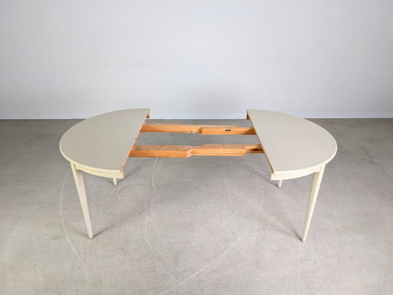 Image 1 of Tavolo da pranzo di metà secolo Svante Skogh in legno, stile country skandi, stile shabby chic