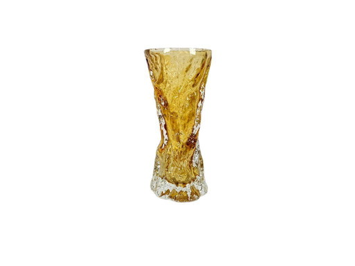 Ingrid Glashütte - "Bark Textured" vase - W-Germany - 1970's