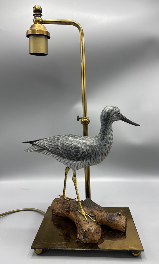 Image 1 of Hollywood-Regency-Vogel-Tischlampen