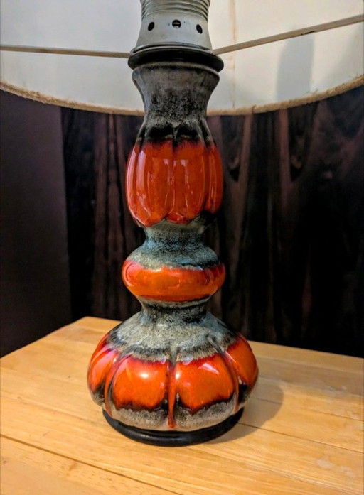 Lampe à poser Fat Lava Vintage 70s Glazed Ceramic