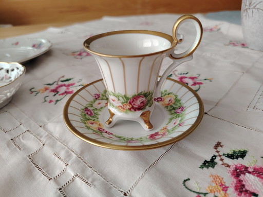 Weimar porcelain mocha cup collector's cup