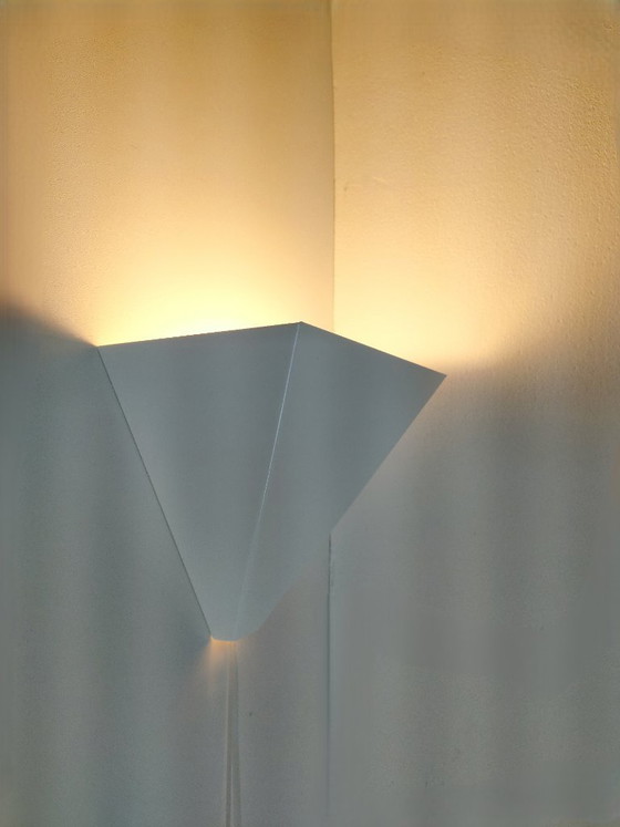 Image 1 of Lampada da parete vintage Ikea modello V607 (bianca/metallo)