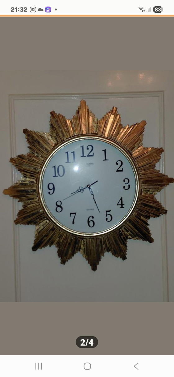 Image 1 of Sole di un orologio analogico italiano dorato