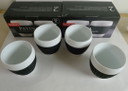 Cuatro tazas de porcelana Bodum Pavina, 0,25 L