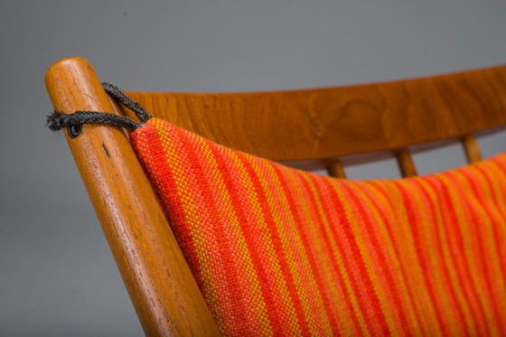 Image 1 of Chaise à bascule No. 182 en teck par Frank Reenskaug pour Bramin, années 1960