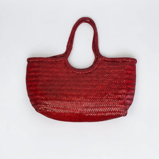 Handgemaakte, ambachtelijk geweven leren [tas] – Premium Intrecciato-vakmanschap