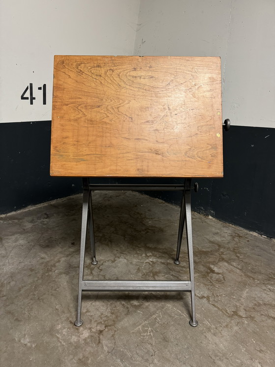 Image 1 of Very Beautiful Specimen Ahrend Circle Kramer Drawing Table Architecture Table