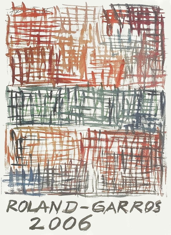 Image 1 of Affiches officielles ROLAND-GARROS 2006 - Gunther Förg Affiche 2006