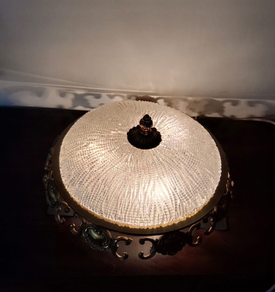 Image 1 of Beautiful vintage German ceiling lamp, Hollywood Regency style j60/70