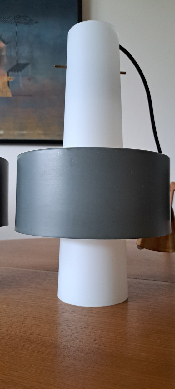 Image 1 of 3x Mid-Century Vintage Pendant Lamps – 1970s Design Classics