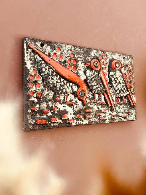 Plaque murale en céramique Fat Lava