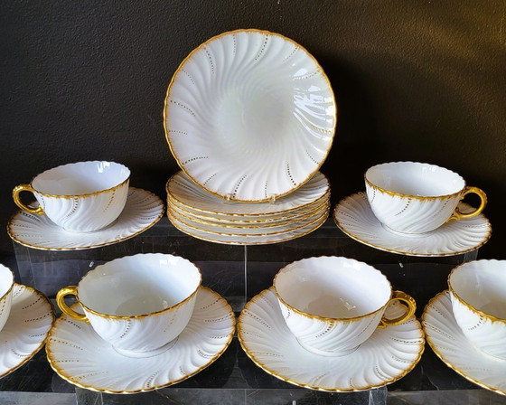 Image 1 of ✔️MINTON Porzellan-Essgeschirr-Set, Sarreguemines (Frankreich)