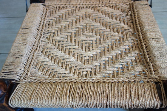 Image 1 of 2 traditional Pida chairs, India, 1950s/60s