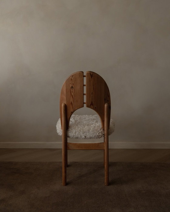 Image 1 of Vintage Danish Pine Dining Chairs (Set of 4) | Niels Koefoed Style | Rustic Scandinavian Modern | 1970s–80s