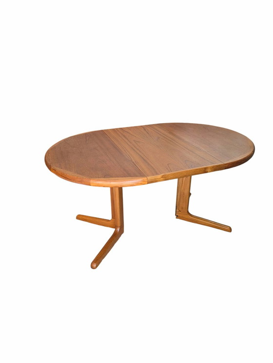 Image 1 of Vintage Danish Teak Extendable Round Dining Table