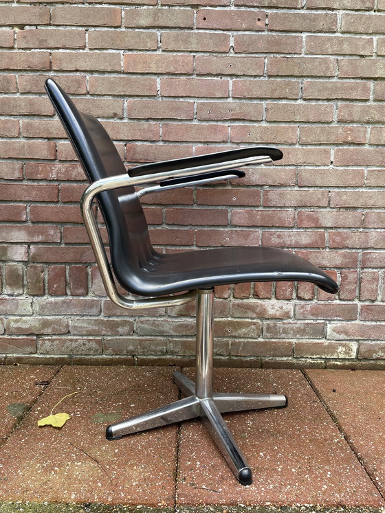 Image 1 of Sedia da ufficio vintage con struttura tubolare - stile Brabantia Gispen