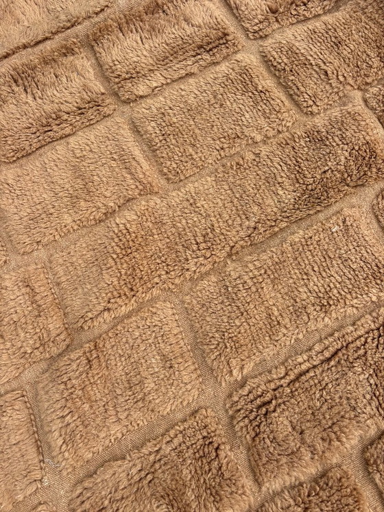 Nieuw modern Marokkaans Mrirt-tapijt 200x300 cm – Wolstructuur – Handgemaakt in Marokko – leslosanges (photo 3 of 10)