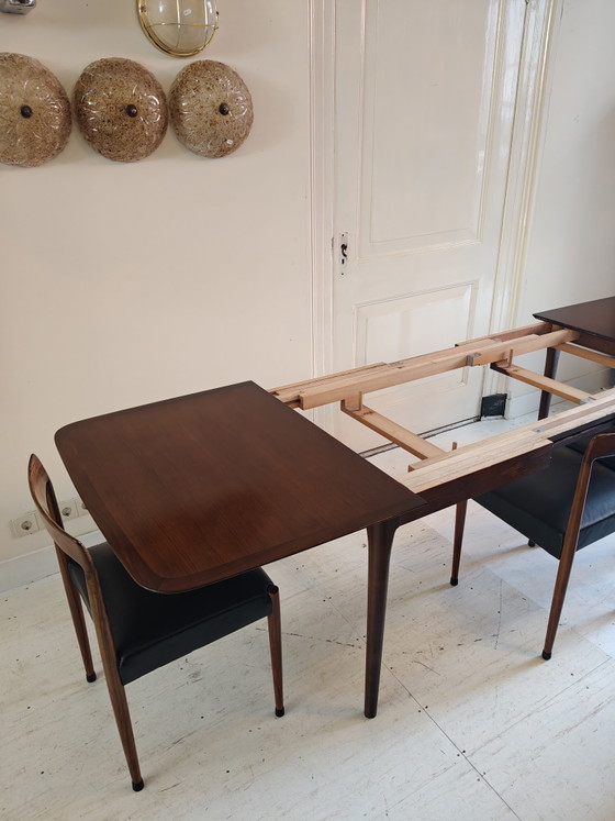 Tavolo da pranzo design vintage Lubke con 4 prolunghe – Tavoli da pranzo, Legno (photo 13 of 15)