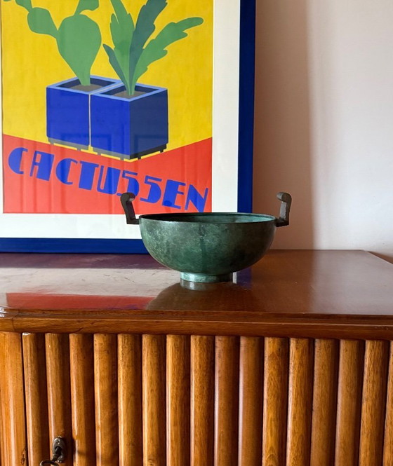 Image 1 of Vase en bronze Art Déco, Italie, vers 1930