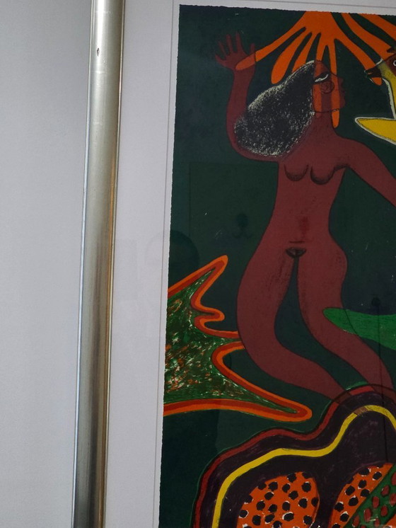 Image 1 of Corneille - Femme et oiseau des iles - E.A 1/10 - 1983 - Signé à la main