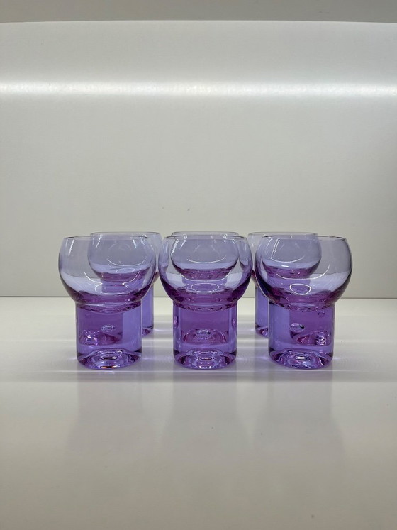 Image 1 of Complete service 30 kameleonglazen Sergio Asti voor Arnolfo di Cambio Glass