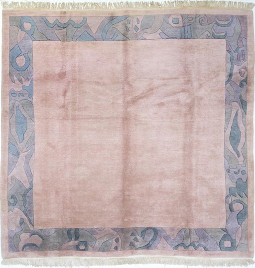 Original Modern Designer aus Hochlandwolle Teppich Nepal 259 x 248 cm