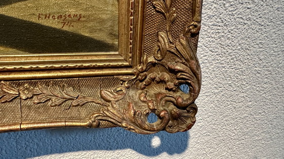 Vintage Dutch Amsterdam Baroque Smoky Painting – Paintings & Drawings, Canvas, Wood (photo 7 of 10)
