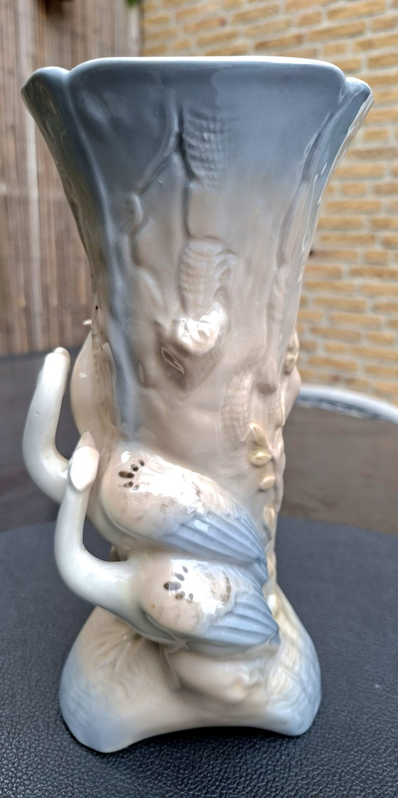 Raro Vaso Rosenthal Airone - Kunstabteilung Selb - Circa 1940 Modello 2562 – Vasi, Porcellana (photo 4 of 7)
