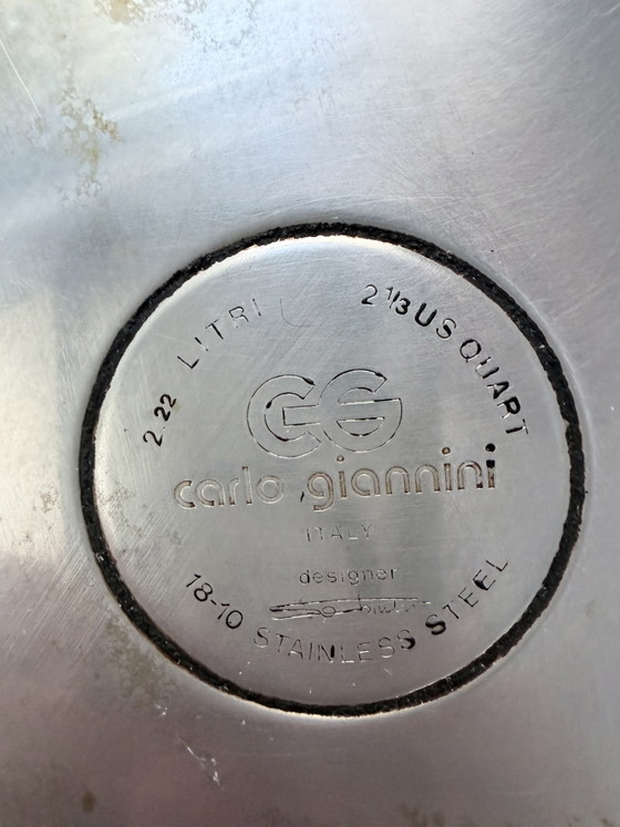 Vintage Carlo Giannini Design Ketel 2,22L Made in Italy – Carlo Gianini, Keukenaccessoires, rvs (photo 8 of 9)