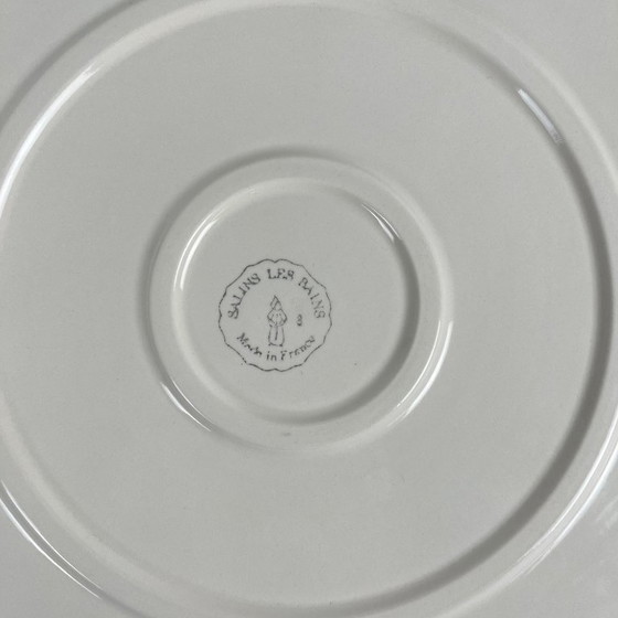 Image 1 of Piatto da portata o per torta in terracotta Salins, motivo frutta