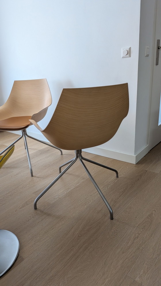 La Palma Cox Swivel Chairs – Lapalma, Leather, Metal (photo 7 of 10)