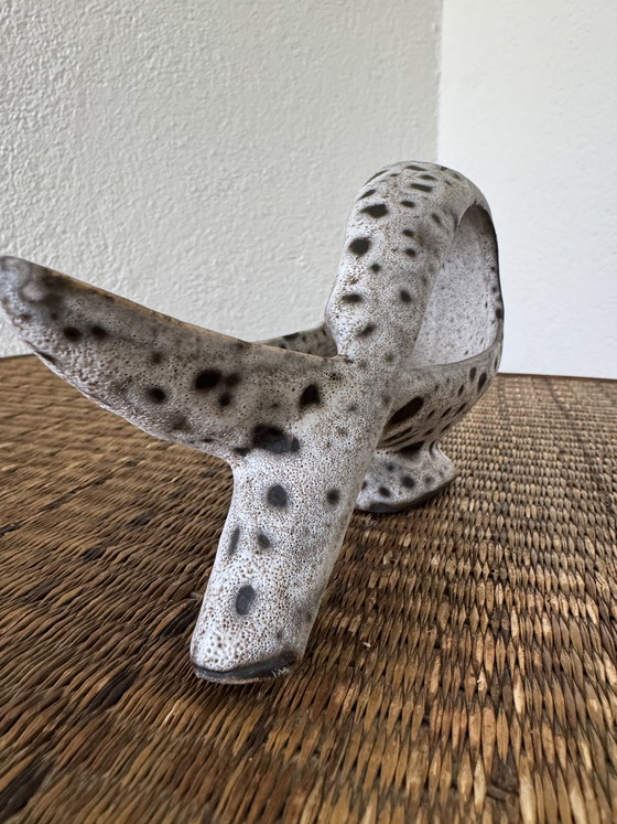 Image 1 of Keramisch sieradenbakje van Vallauris Bessone uit de jaren 60.