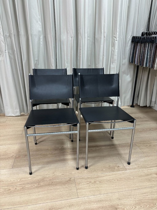 Spectrum SE06 | Refurbished | Black saddle leather | Set of 4