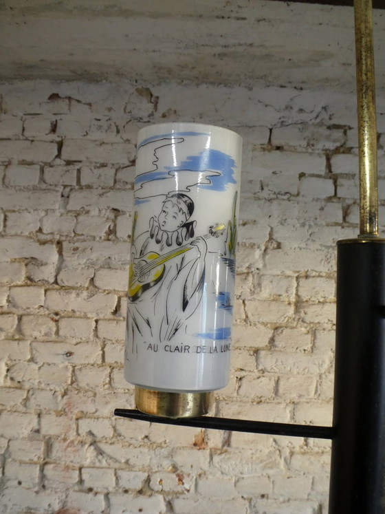 Lampadario con illustrazioni di filastrocche, 1950 (photo 7 of 12)