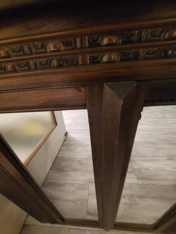 Image 1 of Miroir en bois vintage