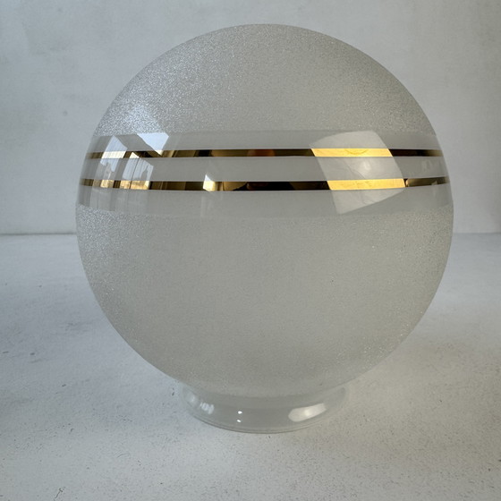 Image 1 of Pair of Vintage Granite Glass Hangers