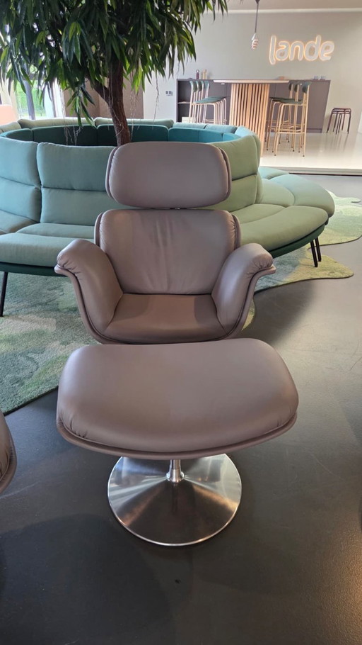 Artifort F550 Tulpen-Sessel von Pierre Paulin (mit Hocker)