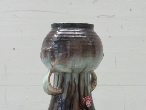 Bay Keramik Henkelvase, West Germany, 1950s–1960s – Ceramic (photo 3 of 15)