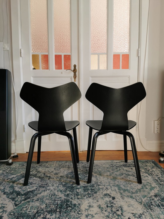 Image 1 of Fritz Hansen Grand Prix Chairs