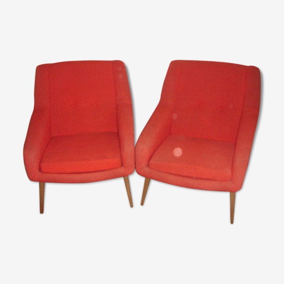 Image 1 of Fauteuils Charles Ramos, Circa 1950