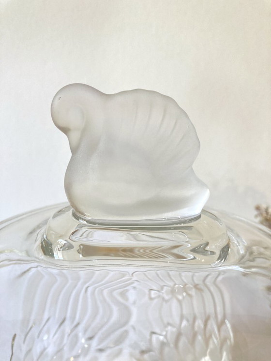 Image 1 of Sopera de cristal Walther Glas Germany, forma de cisne