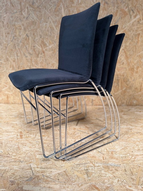 Image 1 of Set mit 4 Pendelstühlen von PASTOE by Leolux