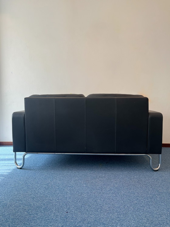 Image 1 of Dutch Originals Gispen AD2 Sofa - Schwarzes Leder