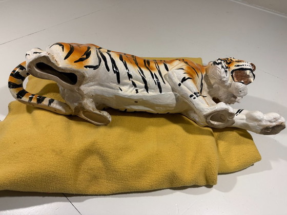 Großer Keramik-Tiger Italien 1970er – Dekorative Objekte, Ceramic (photo 16 of 21)