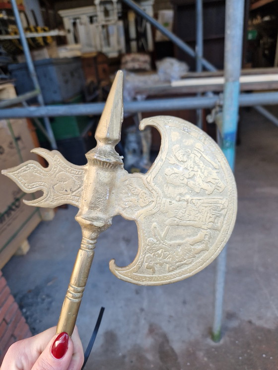 Image 1 of Messingaxt, 60 cm, Dekorationsstück